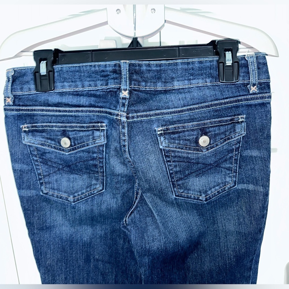 Aeropostale Dark Blue Straight Leg Capris
